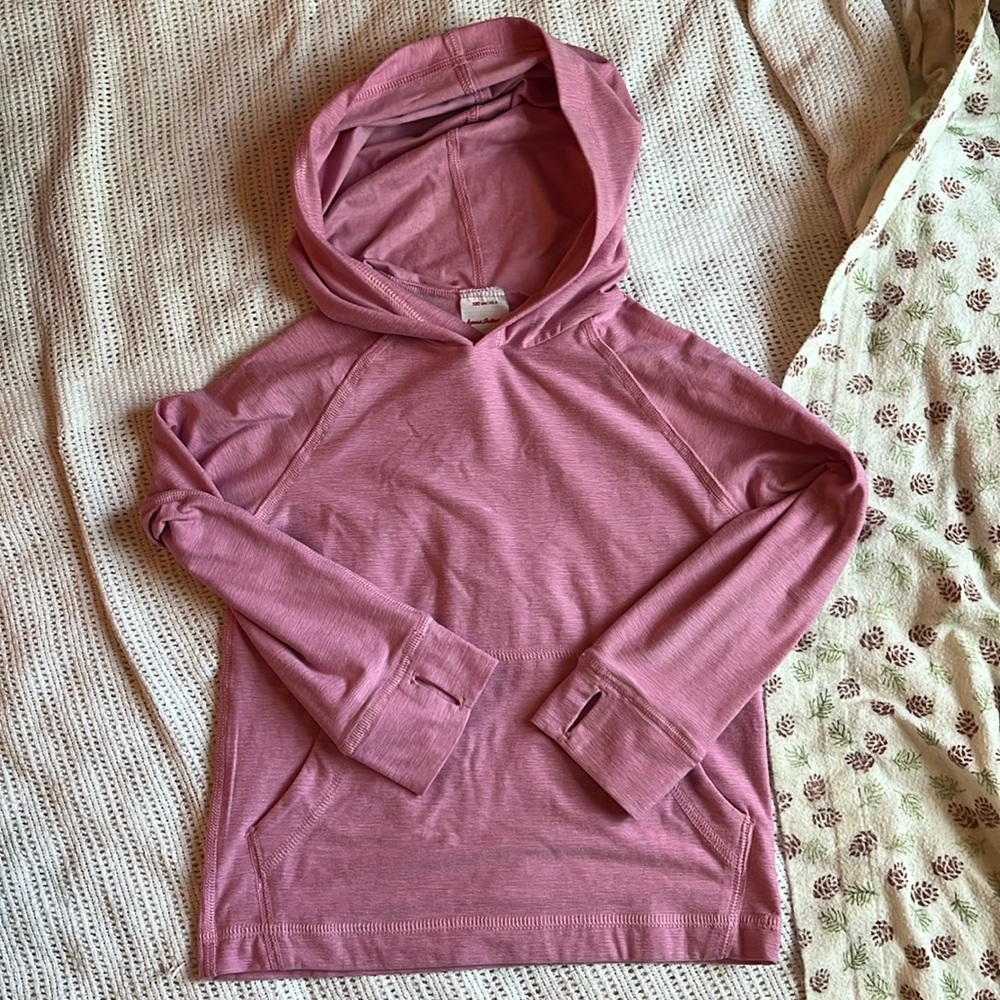 Hanna Andersson UPF hooded sun shirt